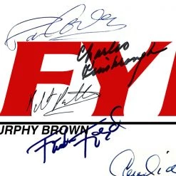 RARE-T Limited Edition Frames Murphy Brown Transcript Limited Signature Edition Studio Licensed Custom