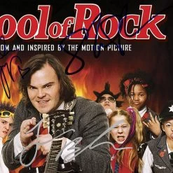 RARE-T School Of Rock - Soundtrack Gold LP Limited Signature Edition Studio Licensed Custom Frame