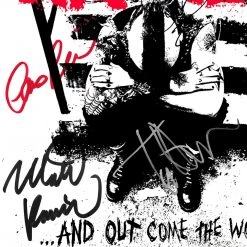 RARE-T Rancid And Out Come The Wolves Gold LP Limited Signature Edition Studio Licensed Custom Frame Limited Edition Frames