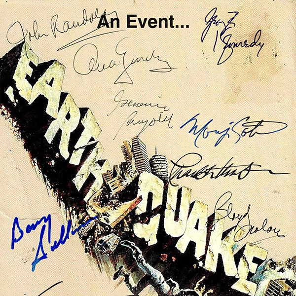 RARE-T Earthquake 1974 Transcript Limited Signature Edition Studio Licensed Custom Frame Limited Edition Frames 5 RARE-T Earthquake 1974 Transcript Limited Signature Edition Studio Licensed Custom Frame Limited Edition Frames