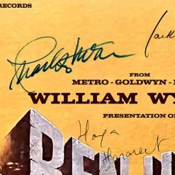 RARE-T Limited Edition Frames Ben-Hur - Original Motion Picture Soundtrack Platinum LP Limited Signature Edition Studio Licensed Custom Frame