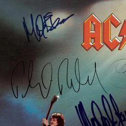 Rare-T Limited Edition Frames AC/DC - Let There Be Rock Gold LP Limited Signature Edition Studio Licensed Custom Frame