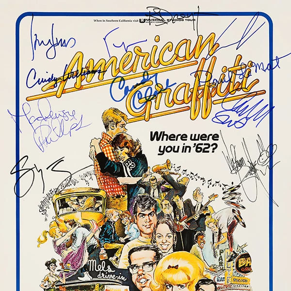 RARE-T Limited Edition Frames American Graffiti Mini Poster Limited Signature Edition Studio Licensed Custom Frame 5 RARE-T Limited Edition Frames American Graffiti Mini Poster Limited Signature Edition Studio Licensed Custom Frame