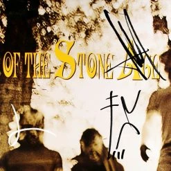 RARE-T Queens Of Stone Age - Lullabies To Paralyze Gold LP Limited Signature Edition Studio Licensed Custom Frame 14 RARE-T Queens Of Stone Age - Lullabies To Paralyze Gold LP Limited Signature Edition Studio Licensed Custom Frame