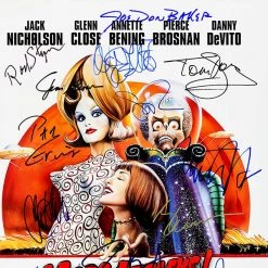 RARE-T Limited Edition Frames Mars Attach Mini Poster Limited Signature Edition Studio Licensed Custom Frame