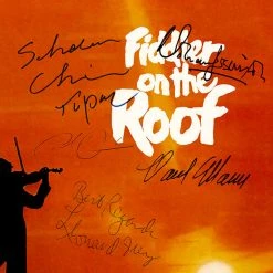 RARE-T Fiddler On The Roof Transcript Limited Signature Edition Studio Licensed Custom Frame 15 RARE-T Fiddler On The Roof Transcript Limited Signature Edition Studio Licensed Custom Frame