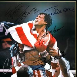 RARE-T Rocky IV Mini Poster Limited Signature Edition Studio Licensed Custom Frame