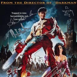 RARE-T Army Of Darkness Mini Poster Limited Signature Edition Studio Licensed Custom Frame Limited Edition Frames