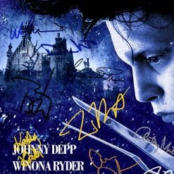 RARE-T Limited Edition Frames Edward Scissorhands Mini Poster Limited Signature Edition Studio Licensed Custom Frame