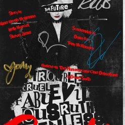 RARE-T Limited Edition Frames Cruella Transcript Limited Signature Edition Studio Licensed Custom Frame