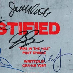 RARE-T Limited Edition Frames Justified Script Limited Signature Edition Studio Licensed Custom Frame