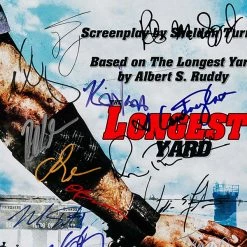 RARE-T The Longest Yard (2005) Transcript Limited Signature Edition Studio Licensed Custom Frame