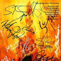 RARE-T Goonies Mini Poster Limited Signature Edition Studio Licensed Custom Frame