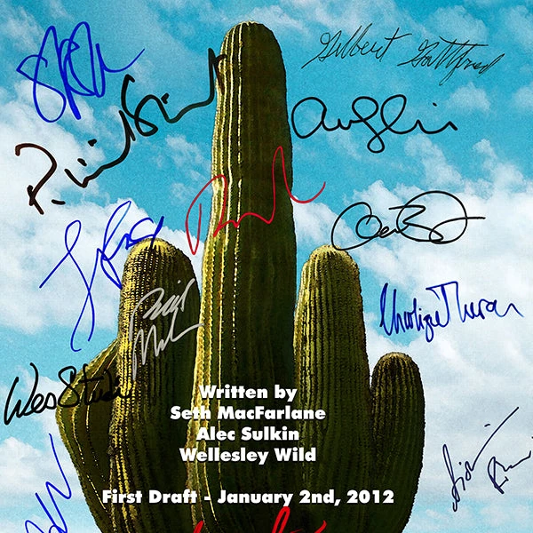 RARE-T Limited Edition Frames A Million Ways To Die In The West Script Limited Signature Edition Studio Licensed Custom Frame 5 RARE-T Limited Edition Frames A Million Ways To Die In The West Script Limited Signature Edition Studio Licensed Custom Frame