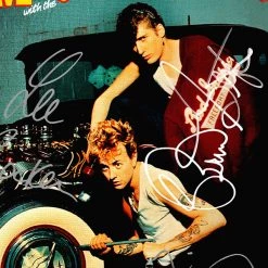RARE-T The Stray Cats - Rant N' Rave Platinum LP Limited Signature Edition Studio Licensed Custom Frame Limited Edition Frames