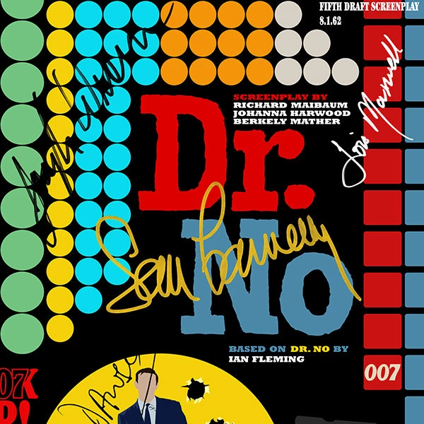 RARE-T James Bond Dr. No Script Limited Signature Edition Studio Licensed Custom Frame 4 RARE-T James Bond Dr. No Script Limited Signature Edition Studio Licensed Custom Frame