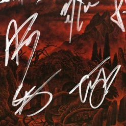 RARE-T Black Dahlia Murders - Nightbringers Gold LP Limited Signature Edition Studio Licensed Custom Frame Limited Edition Frames