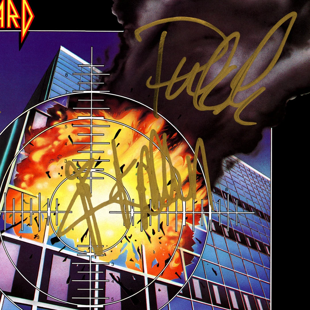 RARE-T Def Leppard - Pyromania Platinum LP Limited Signature Edition Studio Licensed Custom Frame Limited Edition Frames 4 RARE-T Def Leppard - Pyromania Platinum LP Limited Signature Edition Studio Licensed Custom Frame Limited Edition Frames