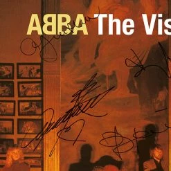 RARE-T Abba - The Visitors LP Cover Limited Signature Edition Studio Licensed Custom Frame Limited Edition Frames
