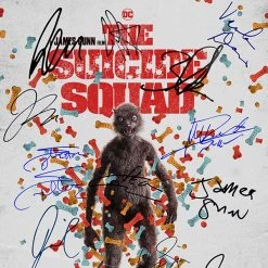 RARE-T The Suicide Squad 2021 Transcript Limited Signature Edition Studio Licensed Custom Frame