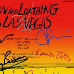 RARE-T Fear And Loathing In Las Vegas Script Limited Signature Edition Studio Licensed Custom Frame Limited Edition Frames