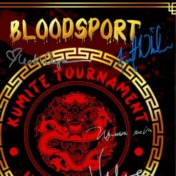 RARE-T Bloodsport Script Limited Signature Edition Studio Licensed Custom Frame Limited Edition Frames 15 RARE-T Bloodsport Script Limited Signature Edition Studio Licensed Custom Frame Limited Edition Frames