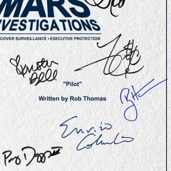 RARE-T Veronica Mars Script Limited Signature Edition Studio Licensed Custom Frame Limited Edition Frames 16 RARE-T Veronica Mars Script Limited Signature Edition Studio Licensed Custom Frame Limited Edition Frames