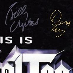 RARE-T Ready To Ship! - Spinal Tap - Soundtrack LP Cover Limited Signature Edition Studio Licensed Custom Frame Ready To Ship! 48 Hour Shipping!