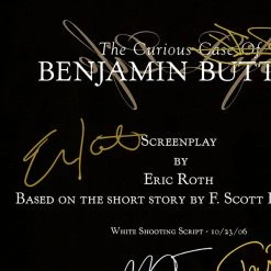 RARE-T The Curious Case Of Benjamin Button Script Limited Signature Edition Studio Licensed Custom Frame