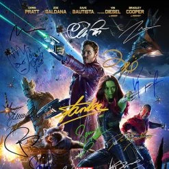 RARE-T Limited Edition Frames Guardians Of The Galaxy Mini Poster Limited Signature Edition Studio Licensed Custom Frame