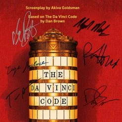 RARE-T Limited Edition Frames The Da Vinci Code Transcript Limited Signature Edition Studio Licensed Custom Frame