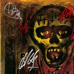 RARE-T Limited Edition Frames Slayer Seasons In The Abyss Gold LP Limited Signature Edition Studio Licensed Custom Frame