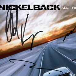 RARE-T Nickelback - All The Right Reason LP Cover Limited Signature Edition Studio Licensed Custom Frame