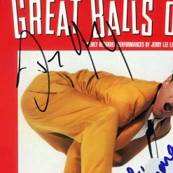 RARE-T Limited Edition Frames Great Balls Of Fire - Soundtrack Gold LP Limited Signature Edition Studio Licensed Custom Frame