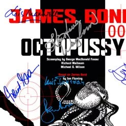 RARE-T Limited Edition Frames James Bond Octopussy Script Limited Signature Edition Studio Licensed Custom Frame