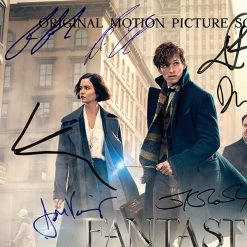 RARE-T Fantastic Beasts And Where To Find Them - Original Motion Picture Soundtrack Platinum LP Limited Signature Edition Studio Licensed Custom Frame Limited Edition Frames