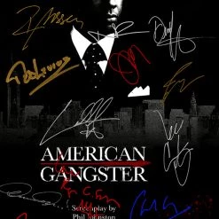 RARE-T Limited Edition Frames American Gangster Script Limited Signature Edition Studio Licensed Custom Frame