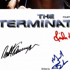 Rare-T Limited Edition Frames The Terminator Movie Script Limited Signature Edition Studio Licensed Custom Frame