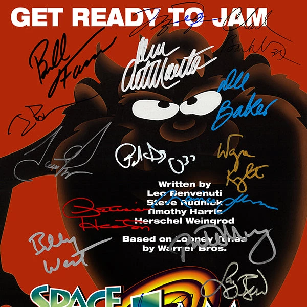 RARE-T Space Jam 1996 Transcript Limited Signature Edition Studio Licensed Custom Frame 6 RARE-T Space Jam 1996 Transcript Limited Signature Edition Studio Licensed Custom Frame