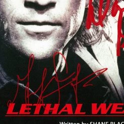 RARE-T Lethal Weapon Movie Script Limited Signature Edition Studio Licensed Custom Frame