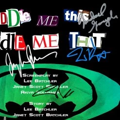 RARE-T Limited Edition Frames Batman Forever Script Limited Signature Edition Studio Licensed Custom Frame