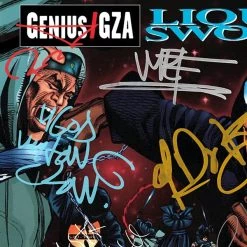 RARE-T Genius/GZA - Liquid Swords LP Cover Limited Signature Edition Studio Licensed Custom Frame