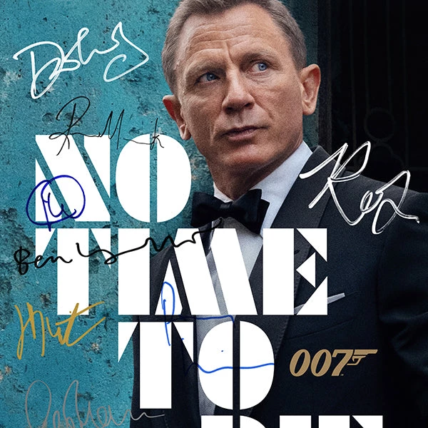 RARE-T James Bond No Time To Die Mini Poster Limited Signature Edition Studio Licensed Custom Frame 5 RARE-T James Bond No Time To Die Mini Poster Limited Signature Edition Studio Licensed Custom Frame