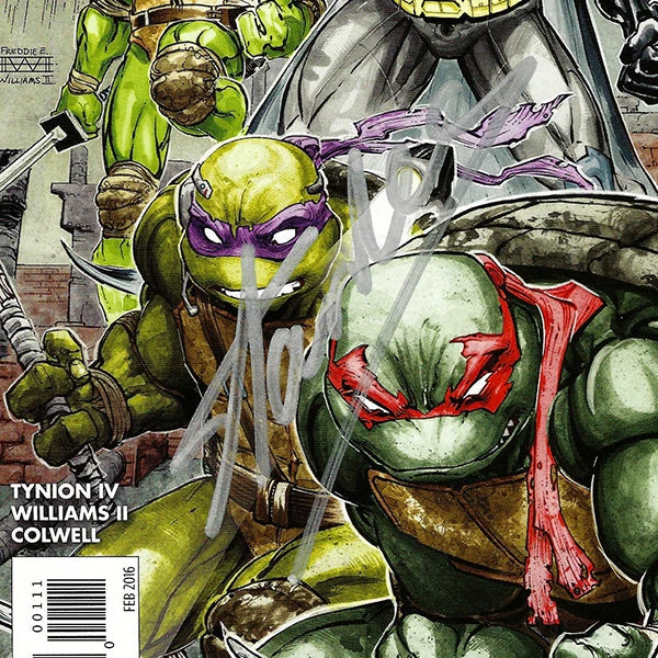 RARE-T Batman & TMNT #1 Limited Signature Edition Comic Book Cover Art Custom Frame 5 RARE-T Batman & TMNT #1 Limited Signature Edition Comic Book Cover Art Custom Frame