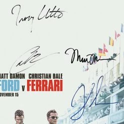 RARE-T Ford V Ferrari Mini Poster Limited Signature Edition Studio Licensed Custom Frame NEW 13 RARE-T Ford V Ferrari Mini Poster Limited Signature Edition Studio Licensed Custom Frame NEW