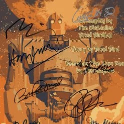 RARE-T Limited Edition Frames Iron Giant Script Limited Signature Edition Studio Licensed Custom Frame