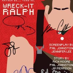 RARE-T Limited Edition Frames Wreck-it Ralph Script Limited Signature Edition Studio Licensed Custom Frame 16 RARE-T Limited Edition Frames Wreck-it Ralph Script Limited Signature Edition Studio Licensed Custom Frame