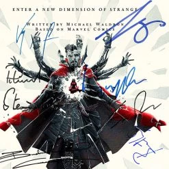 RARE-T Doctor Strange In The Multiverse Of Madness Script Limited Signature Edition Studio Licensed Custom Frame