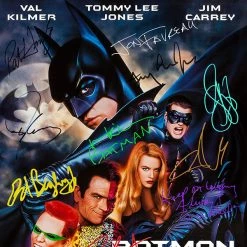 RARE-T Batman Forever Poster Limited Signature Edition Studio Licensed Custom Frame
