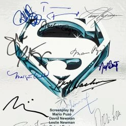 RARE-T NEW Superman 1978 Script Limited Signature Edition Studio Licensed Custom Frame